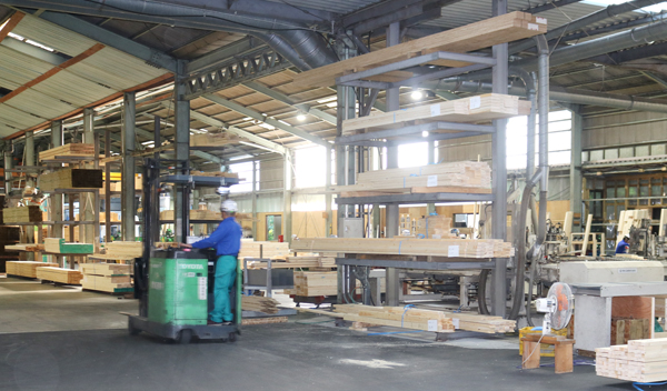 北米産業の工場内の様子