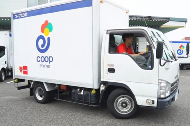 コープ愛媛_配送トラック